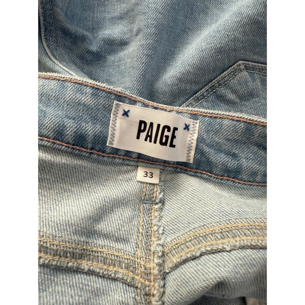 New Paige Jeans Women's 32 Colette Crop Flare in Folklore Light Wash - Picture 4 of 7